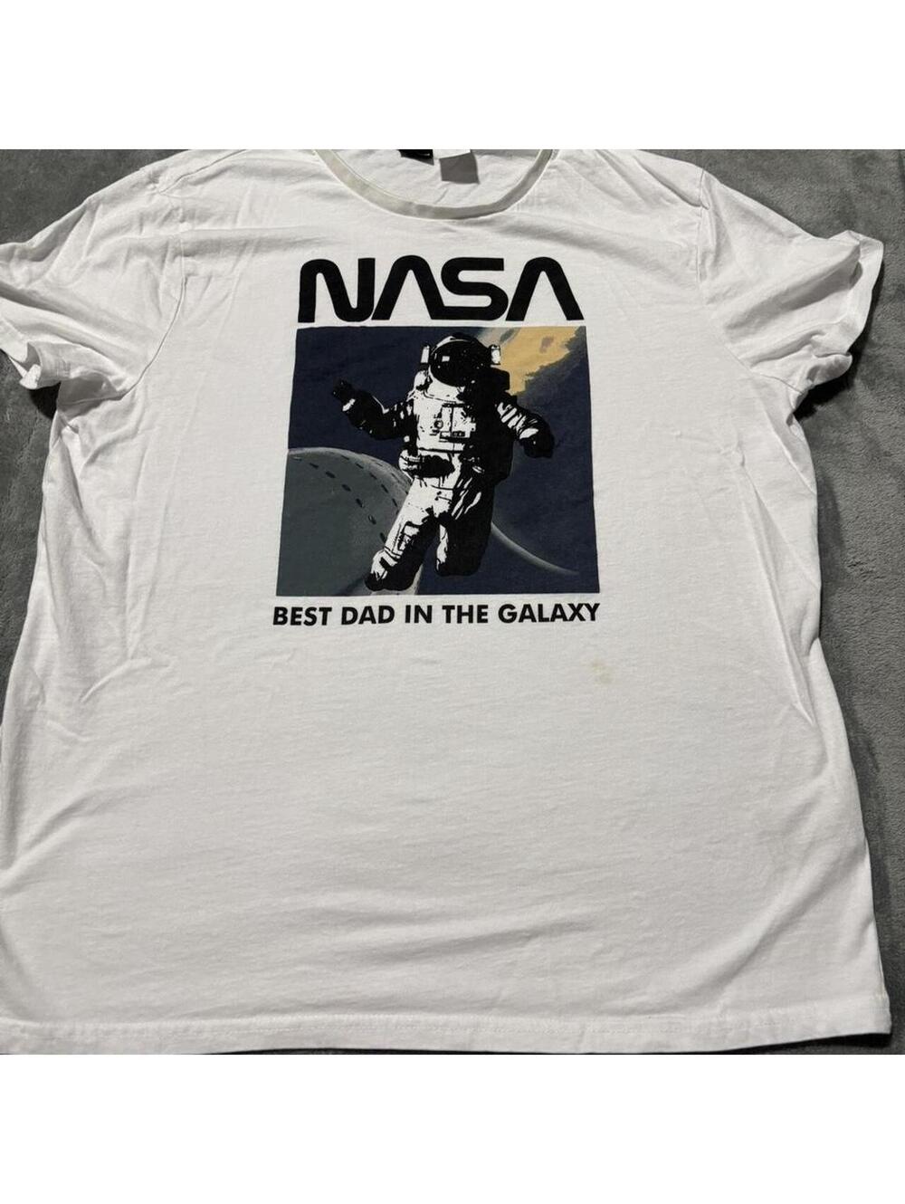NASA Men's White Tshirt